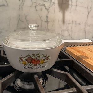 Corning Ware Spice of life sauce pan with lid